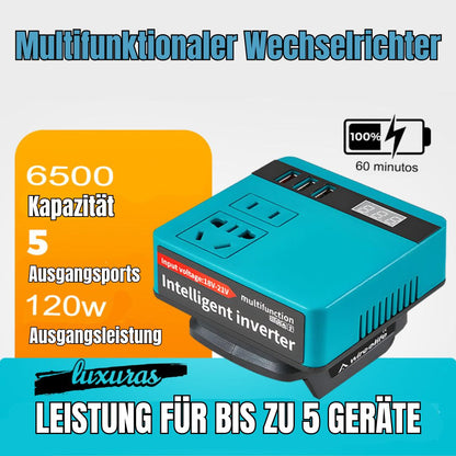 Multifunktionale intelligente Spannungsumwandlung Lithium-Batterie-Wechselrichter-Powerbank