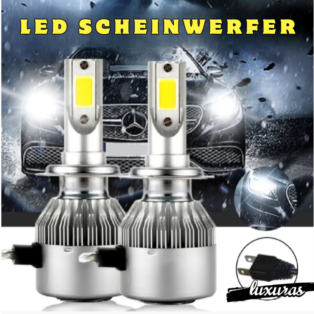 LED-Scheinwerfer-Umrüstsatz 2er-Pack für alle Fahrzeuge